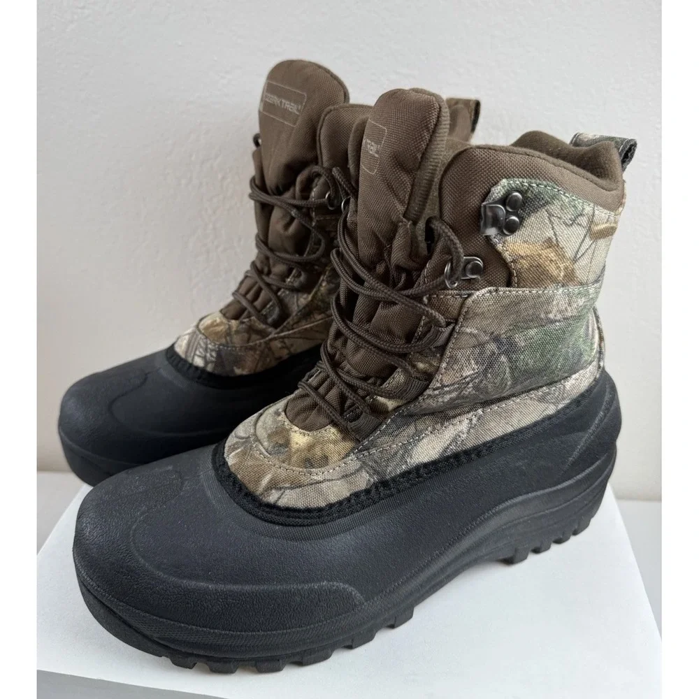 Ozark Trail Camo Duck Boots Mens Sz 9 Hunting Winter Waterproof Insulated Boots